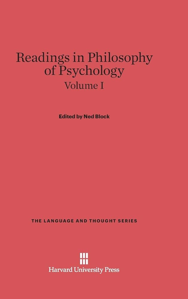 Readings in Philosophy of Psychology, Volume I cover image