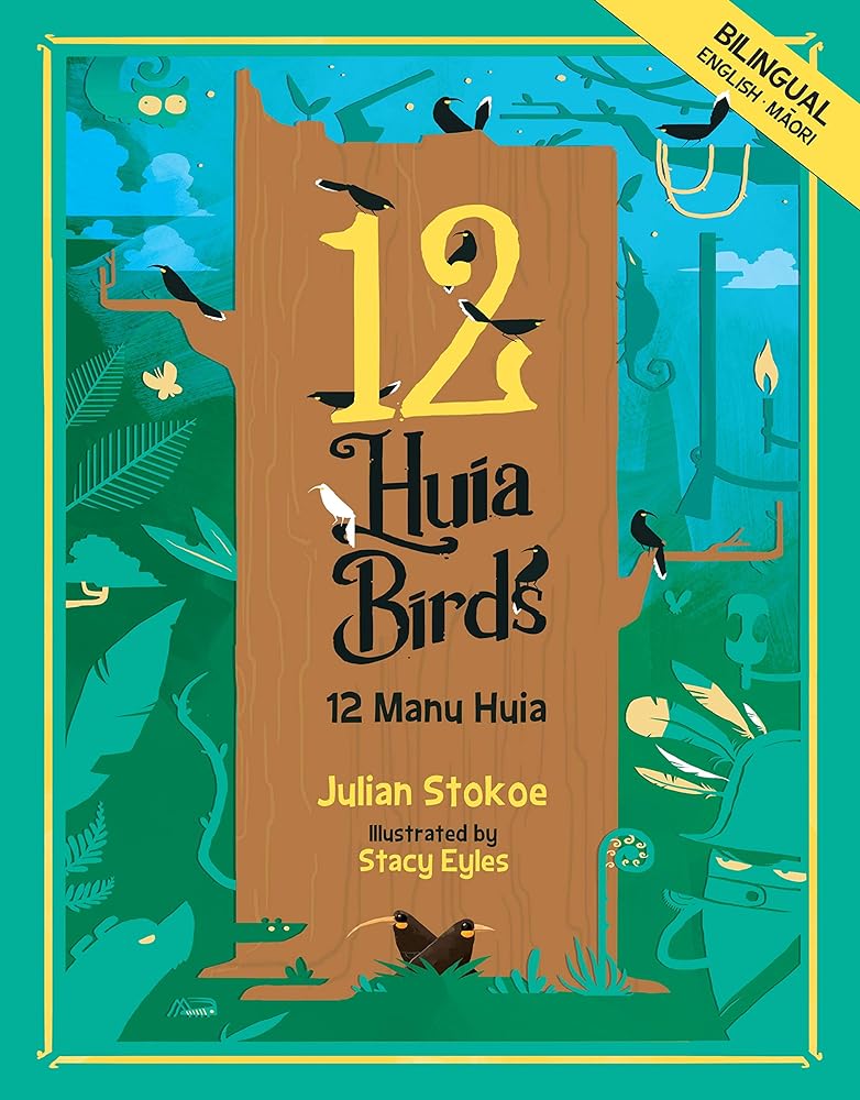 12 Huia Birds 12 Manu Huia cover image