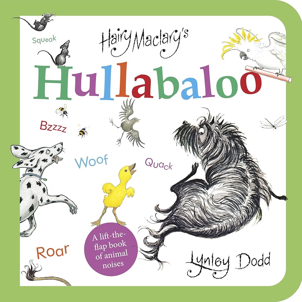 Hairy Maclary's Hullabaloo: A Lift-the-Flap Book of Animal Noises cover image
